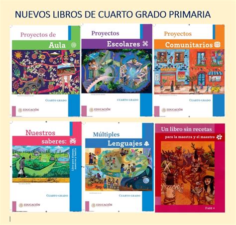 libros 4 grado primaria sep.
